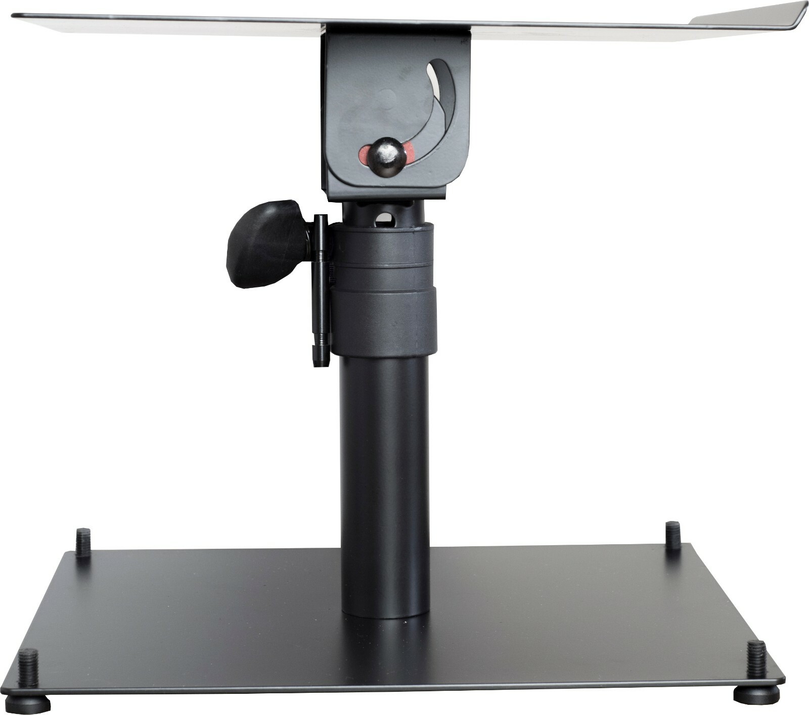 TABLE TOP MONITOR SPEAKER ADJUSTABLE HEIGHT STANDS WITH BASE PLATE