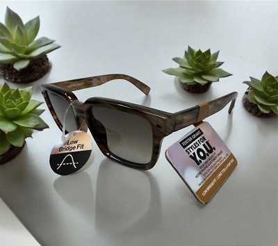 Foster Grant Styles For You Unique Brown Low Bridge Sunglasses 100% UV Unisex