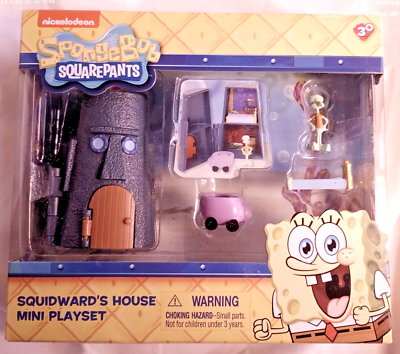 Spongebob Squarepants Squidwards House JUST PLAY Mini Playset RARE NEW