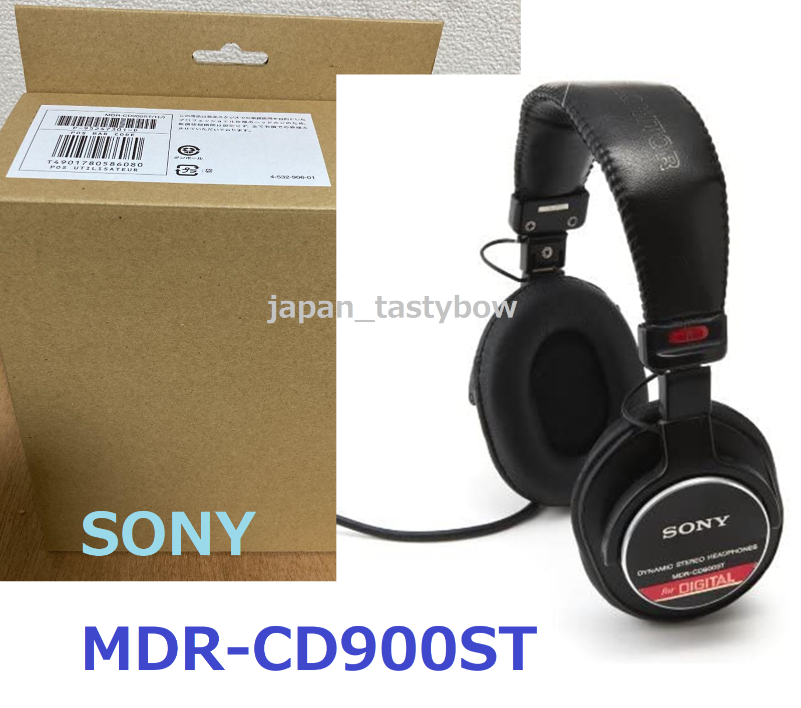 SONY Professional Studio Monitor Headphone MDR-CD900ST New from Japan F/S