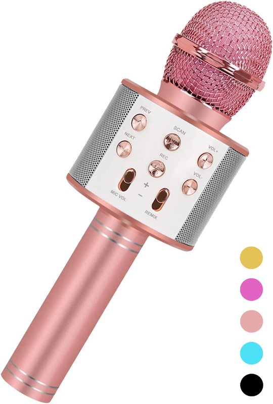 Bluetooth Wireless Karaoke Machine - Best Gifts for 6-15 Years Old Girl or Boy