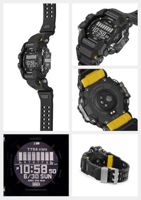 Pre-owned Casio G-shock Master Of Rangeman Gpr-h1000-1jr Black Men's Watch In Box