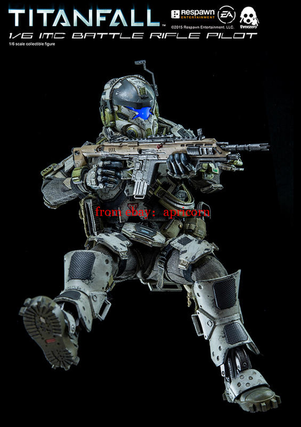 Threezero Titanfall Imc Battle Rifle Pilot 1/6 Action Figure Threezero Titanfall Imc Battle Rifle Pilot 1/6 Action Figure
