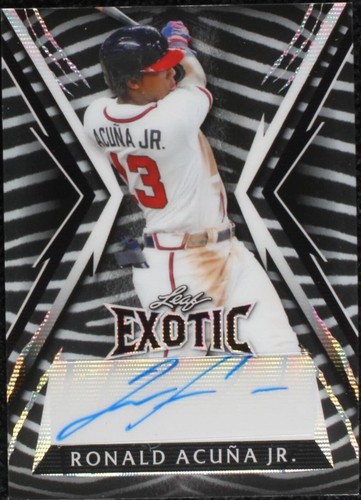 【希少24時間限定販売】Ronald Acuna Jr. _直筆サイン_鑑定品 ロナルド・アクーニャJr#13 Ronald Acuna Jr 直筆サインMLB