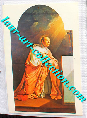 CARTE POSTALE CP D'UN PORTRAIT DE ST CHARLES BORROMÉE par P.CHAMPAIGNE MUSÉE ART
