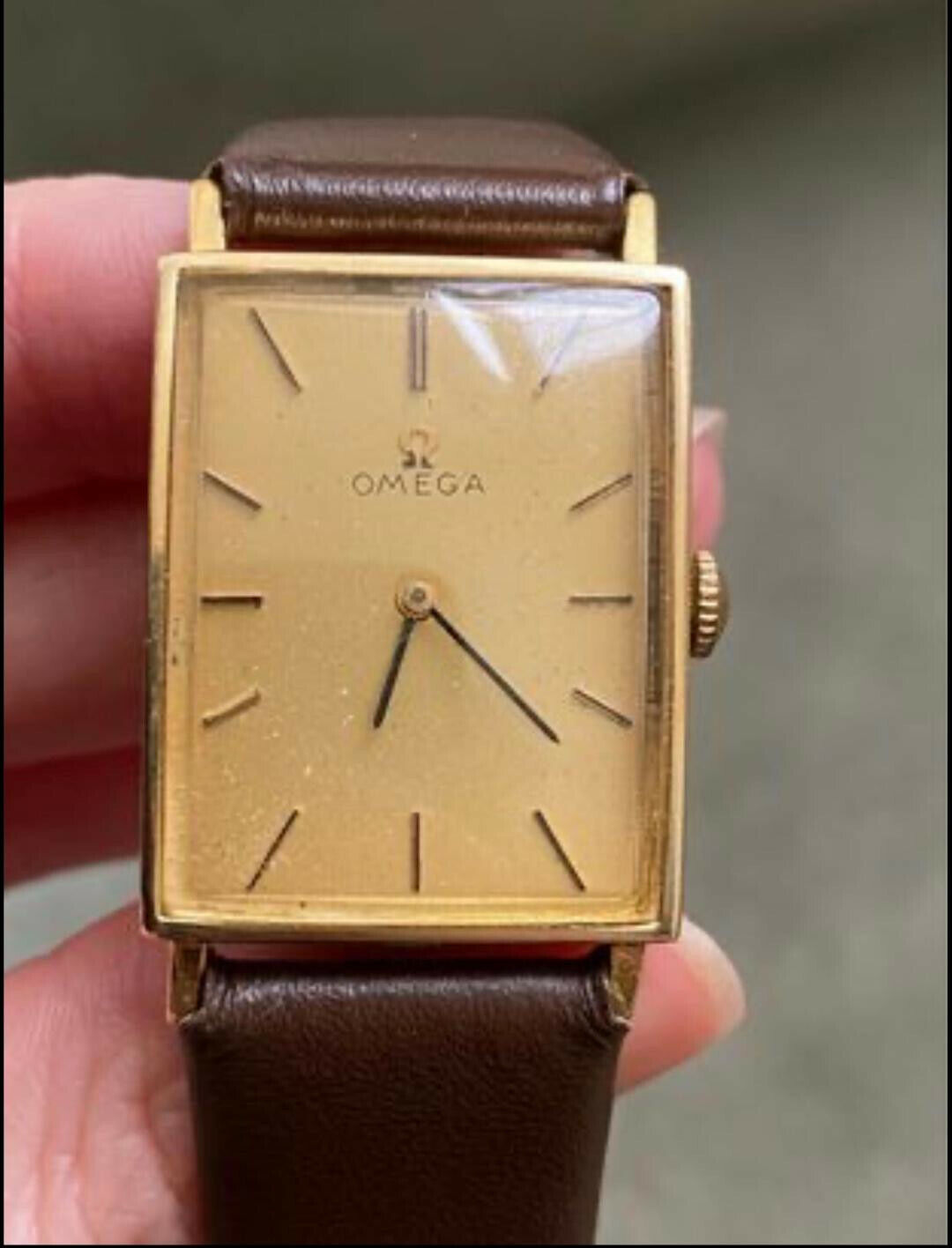 Vintage 1970's 14K Gold Omega Manual Mens Tank Watch | eBay Vintage 1970's 14K Gold Omega Manual Mens Tank Watch | eBay
