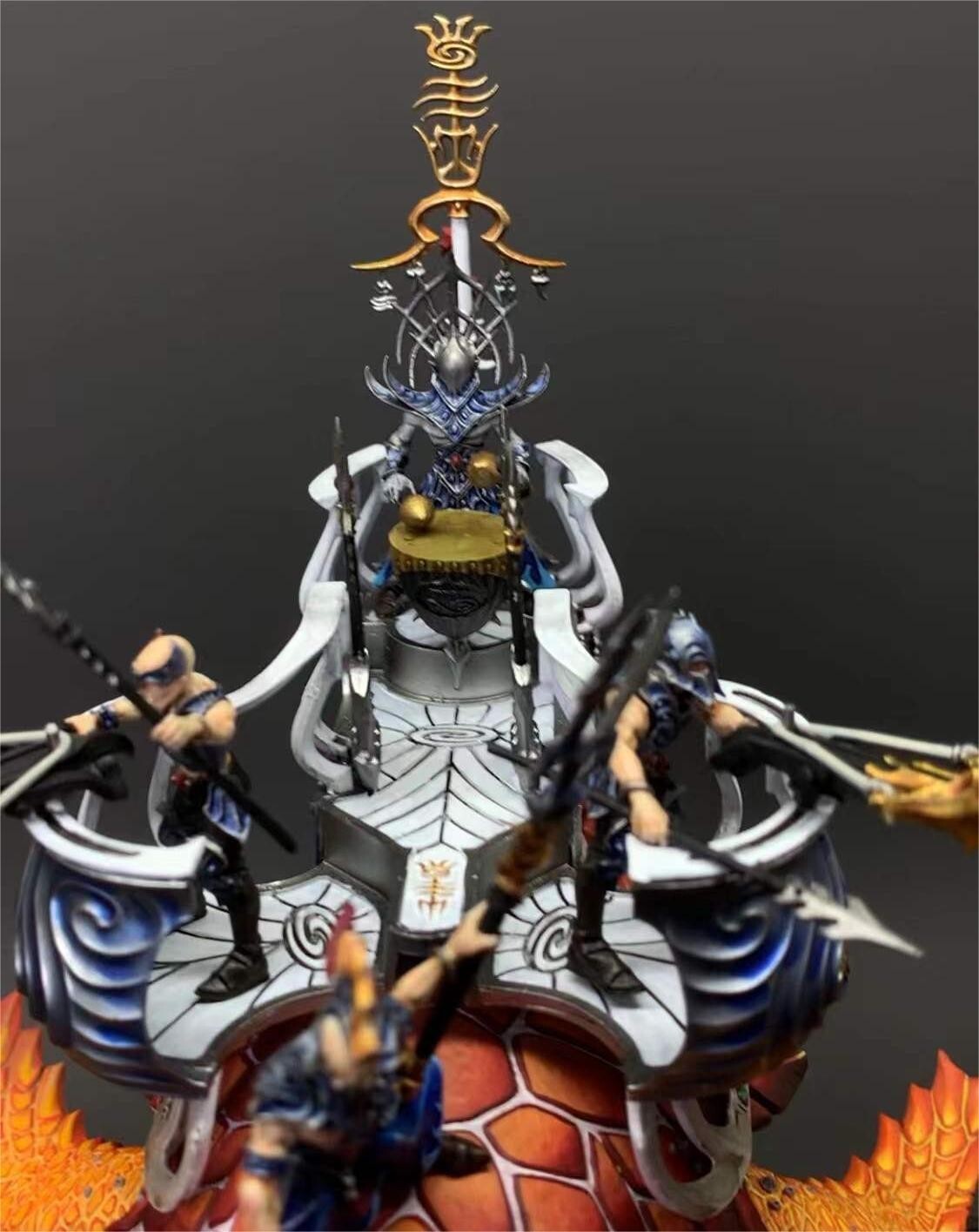 ウォーハンマー Akhelian Leviadon (Well-painted) Warhammer AOS Akhelian Leviadon Idoneth Deepkin Order