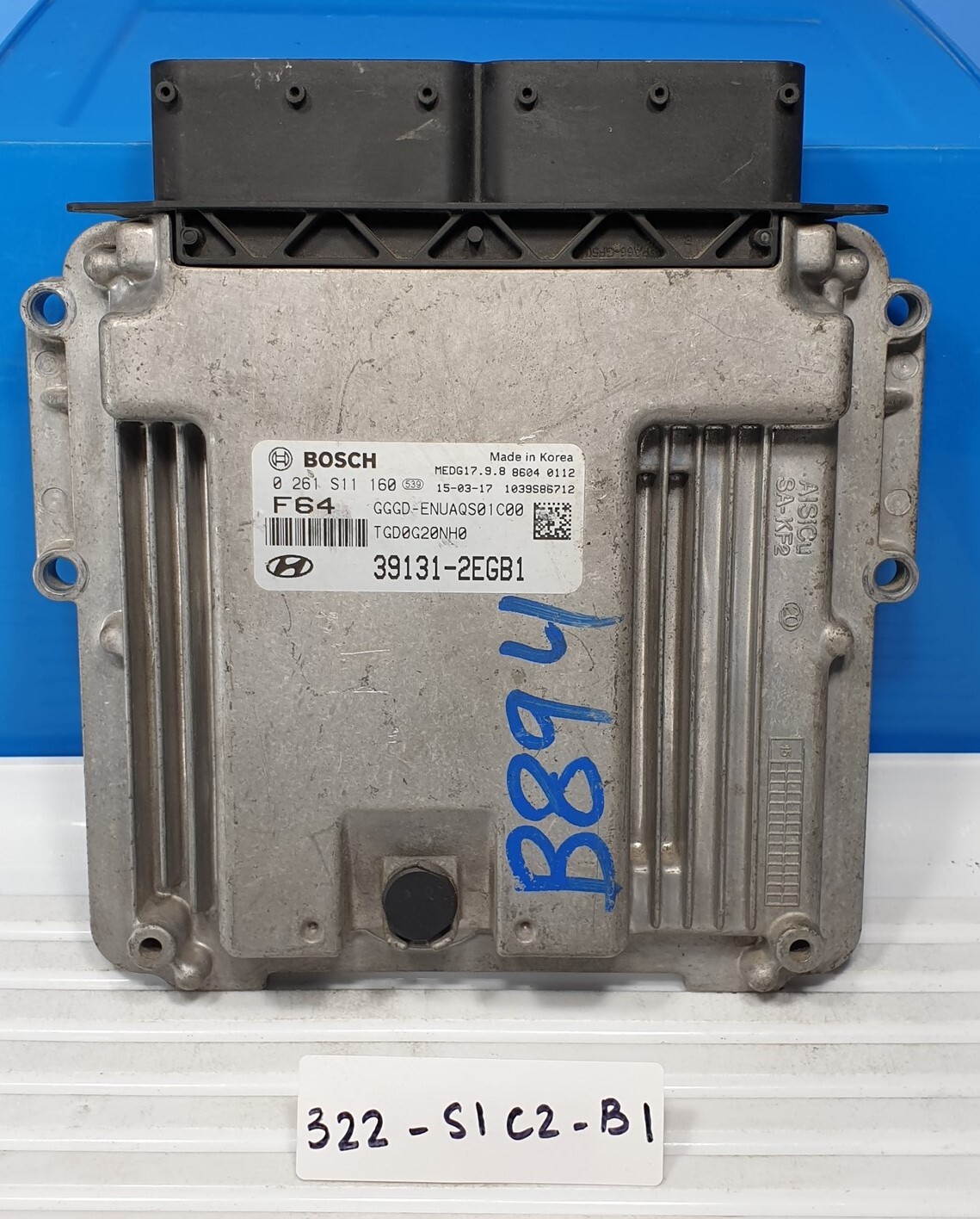 【ENCページ】 Hyundai Grand Avega Accent E38B 39127-2B700 Engine Computer