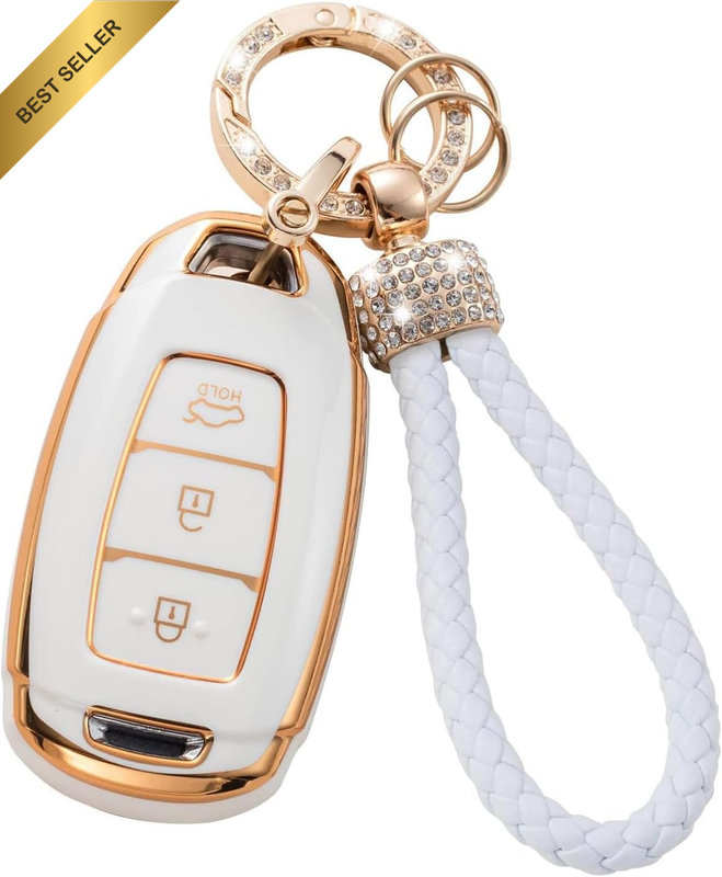TPU Car Key Fob Cover Fit for Hyundai I30 Ix25 Ix35 Elantra Encino Kona Solaris