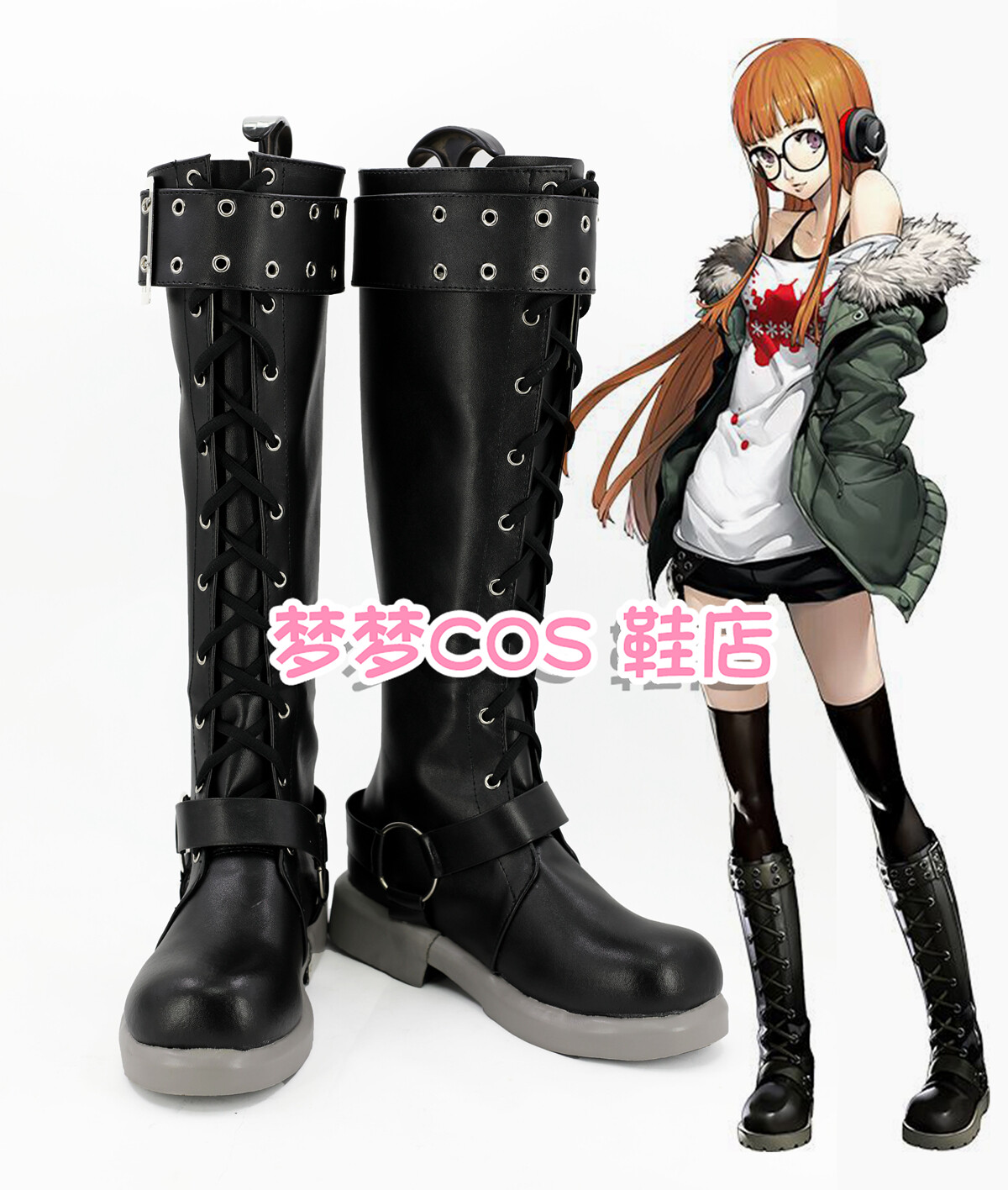 ペルソナ5 Persona 5 Futaba Sakura Headset New Cosplay Accessory Prop