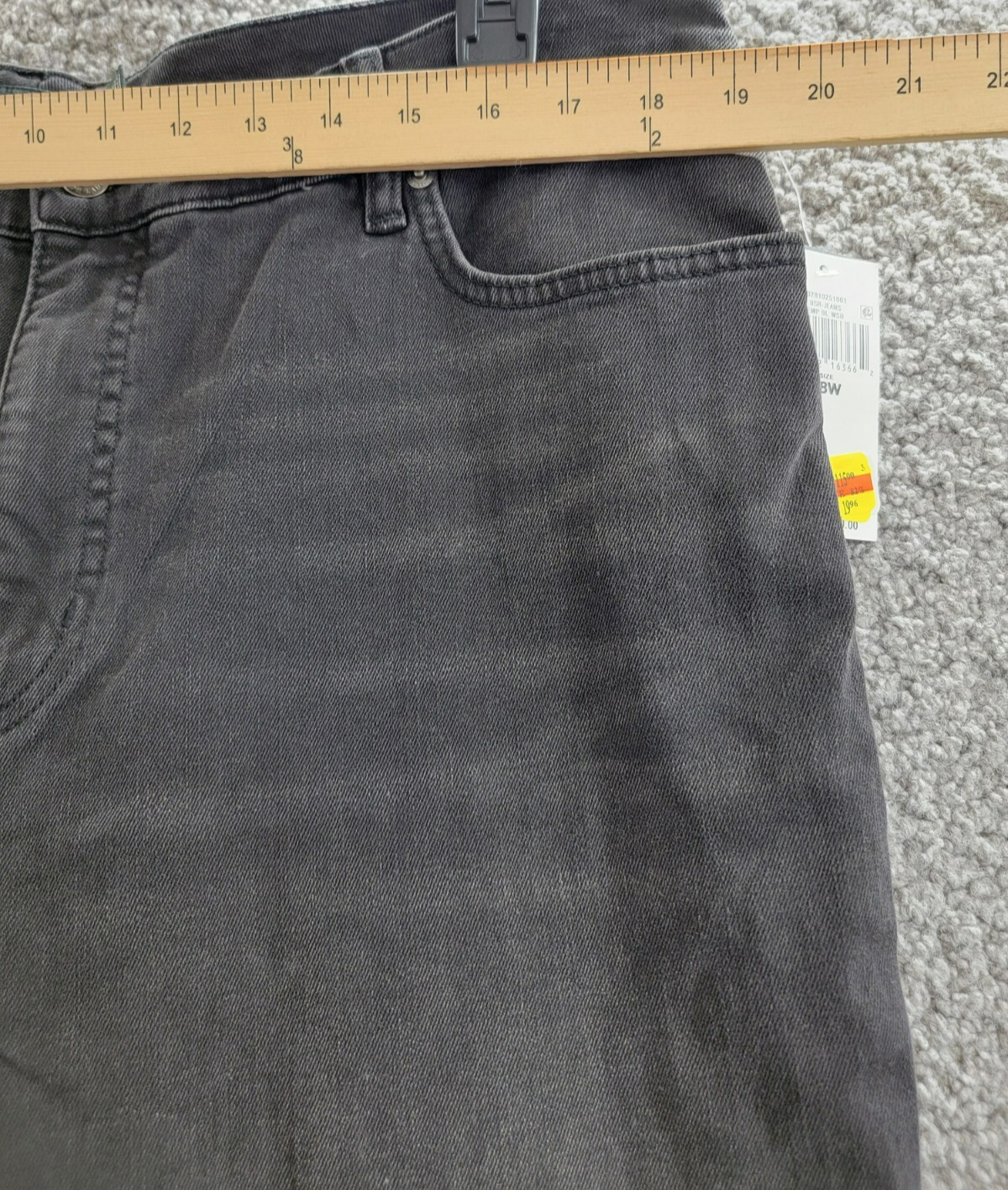 Lauren Ralph Lauren Plus-Size High-Rise Skinny Ankle Jeans Women's 18W Black - Picture 5 of 18