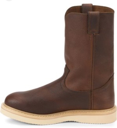 Justin Justin Boot Company Mens Burchett Bone Goat Vamp 13In