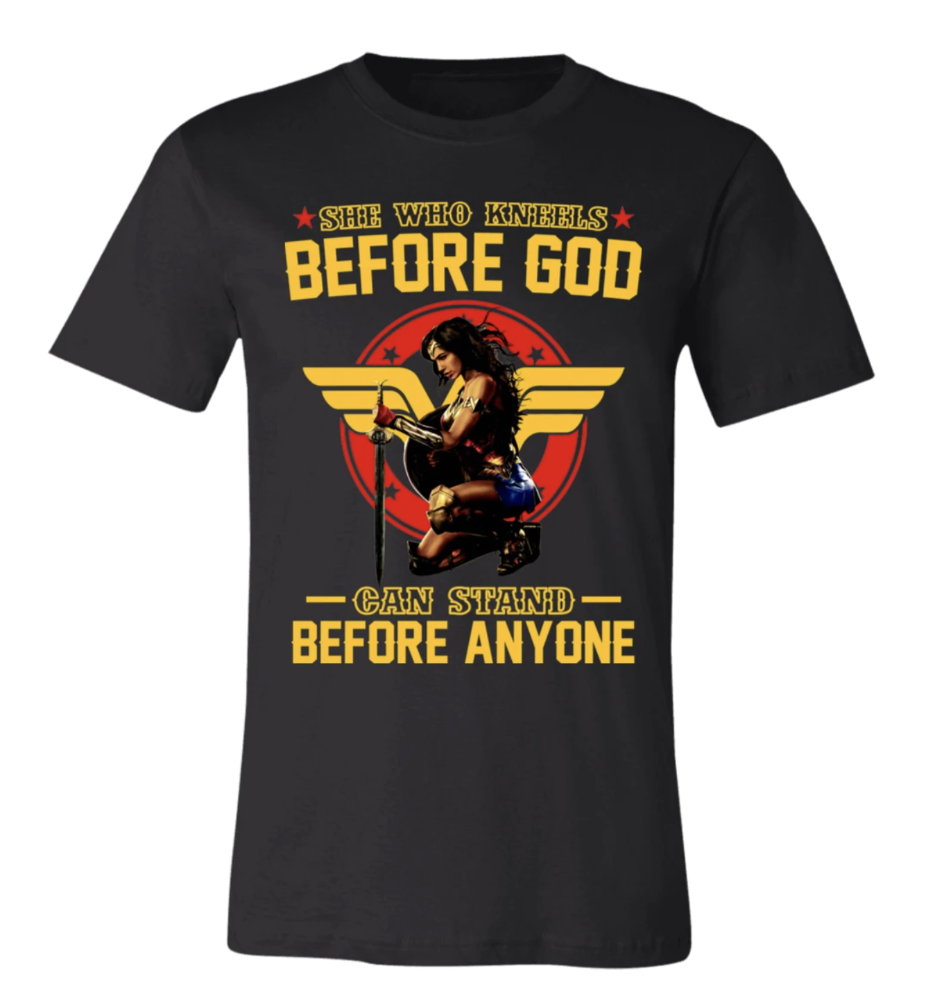 Kneeling Before God Women T shirt Kneeling Before God Women T shirt