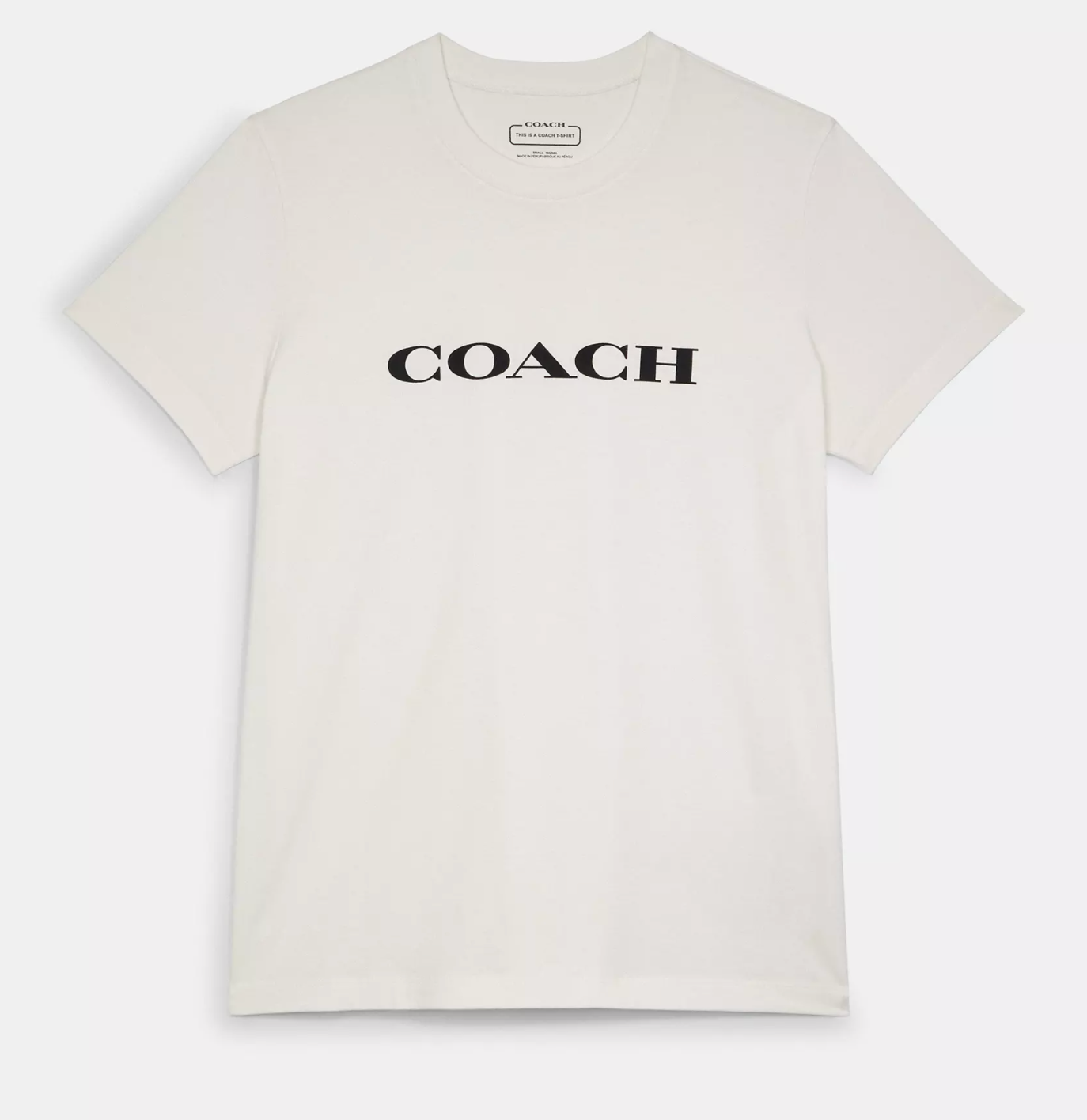 Coach Essential T Shirt In Organic Cotton white C8766 XL
