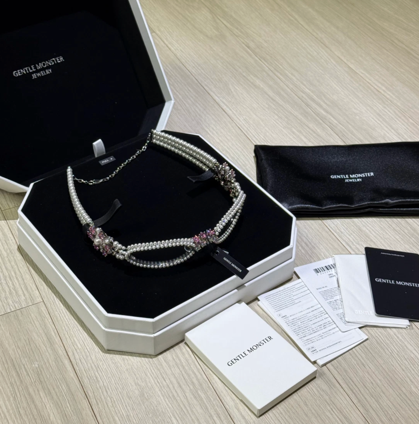 gentlemonster チャーム Gentle Monster Bijou De 02 Silver Clear 7M9ON9Z7P48L 100