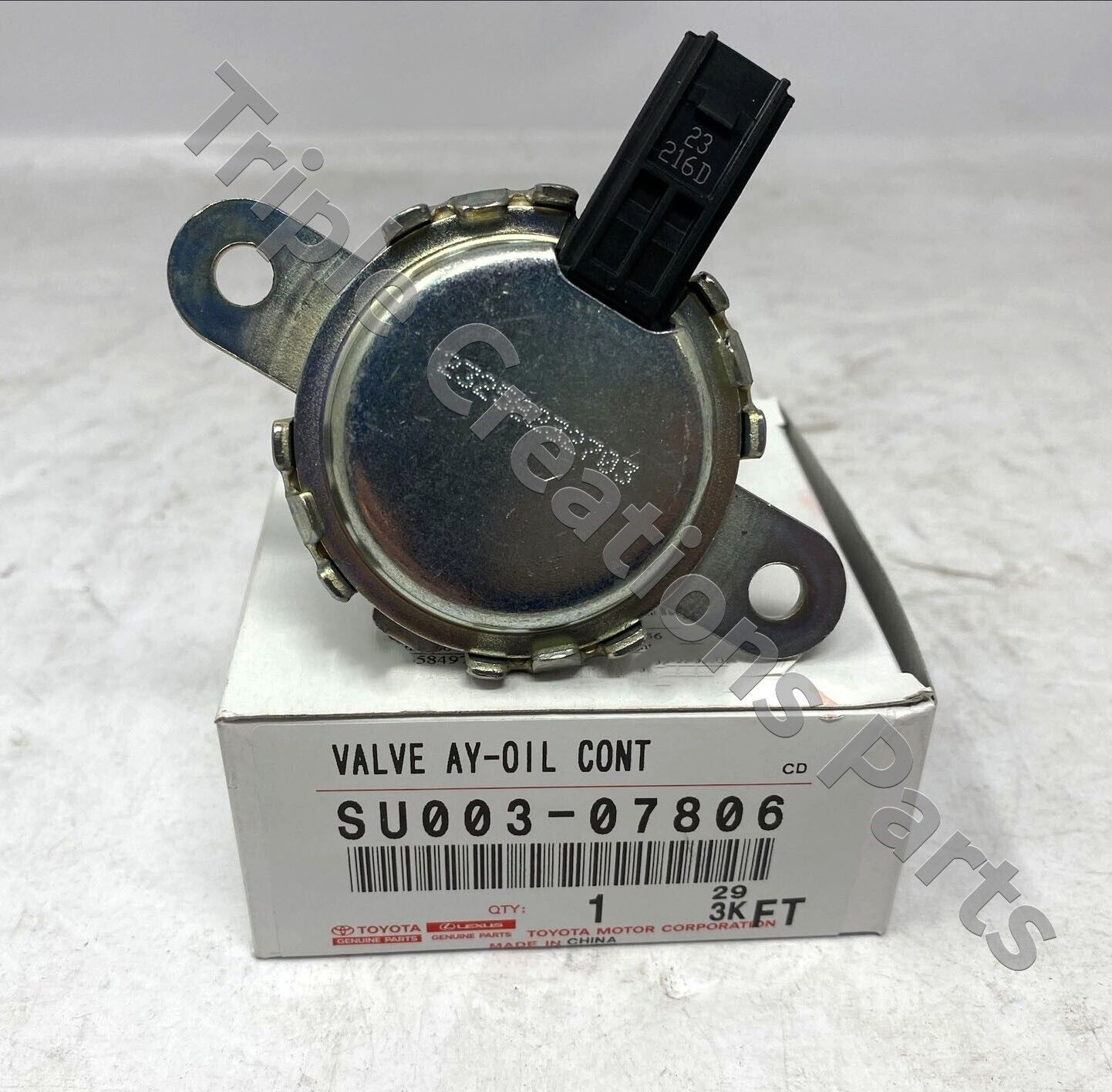 SU003-07806 TOYOTA GENUINE OEM VALVE ASSY, OIL CONTROL SU003-07806 TOYOTA GENUINE OEM VALVE ASSY, OIL CONTROL