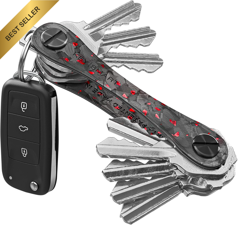 Key Holder for Keychain Key Ring - Compact Key Organizer Key Chain Key Case, Min