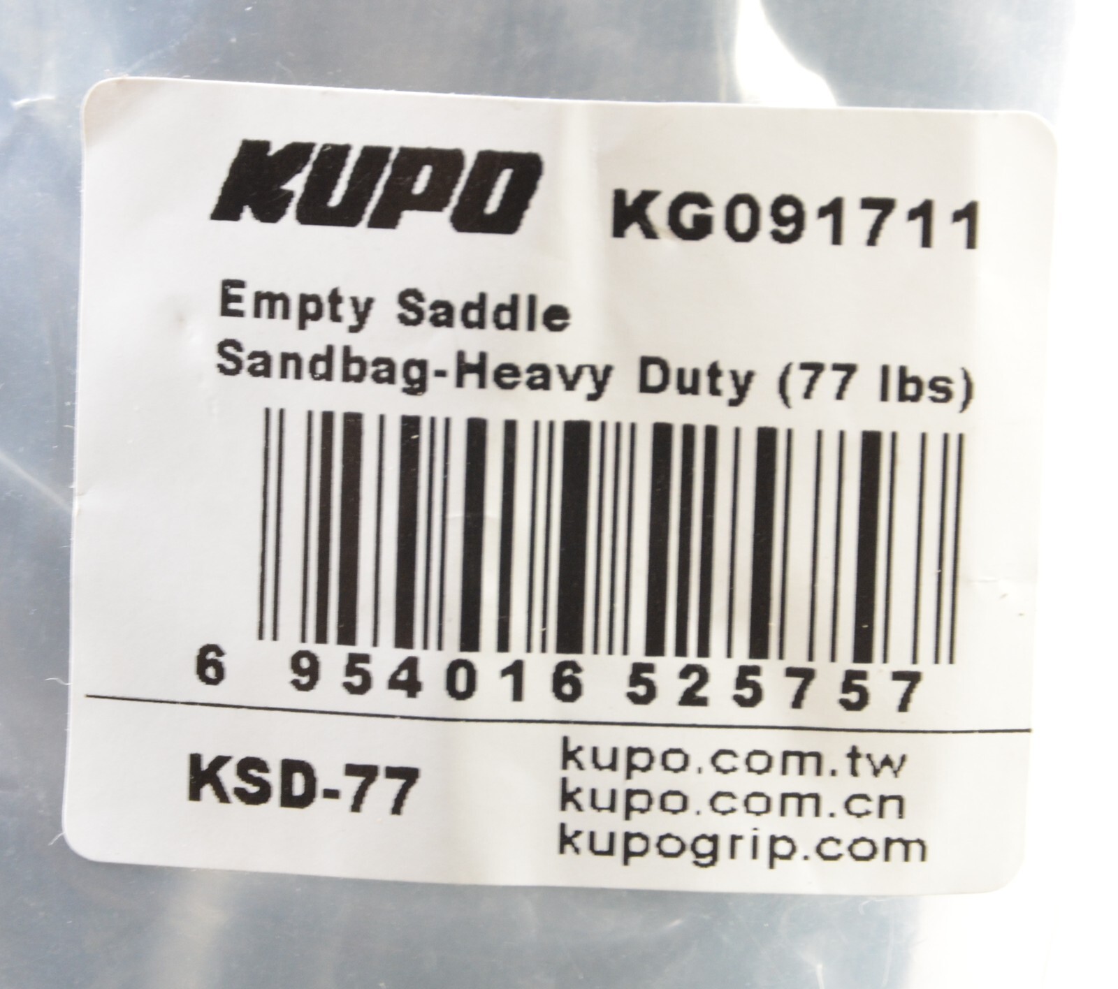 Kupo Saddle style Sandbag KG091711, ideal counter weight f/stands/booms