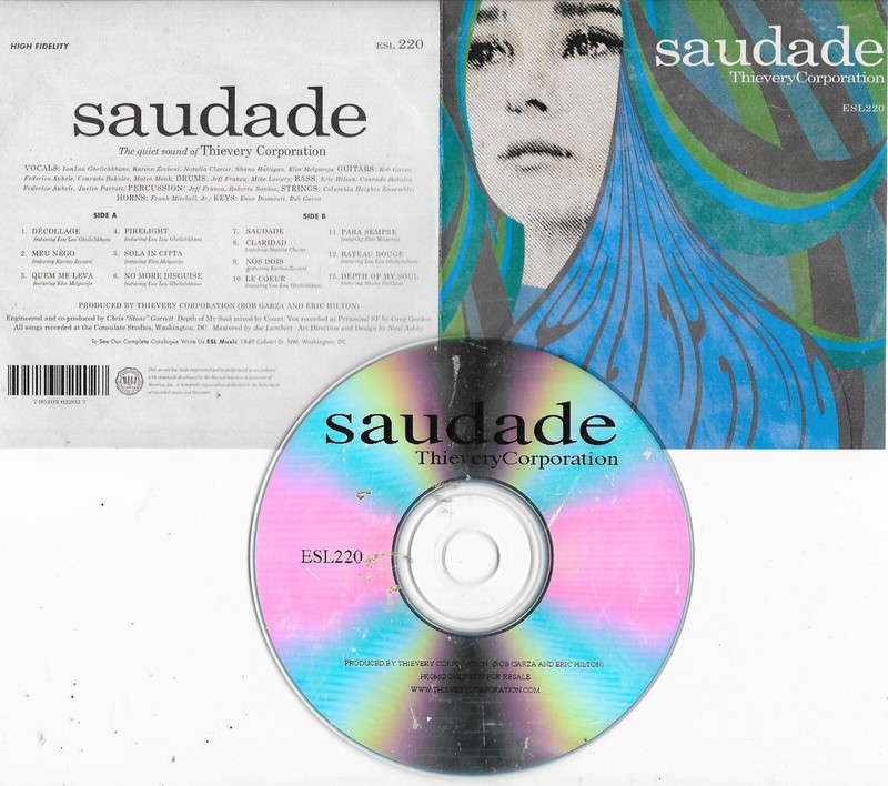 Thievery Corporation - Saudade   - Cd  In Folie  - 13 Track