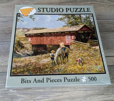 Bits and Pieces Studio Puzzle 500 Piece ''Country Afternoon'' (New) Fast Shipping!