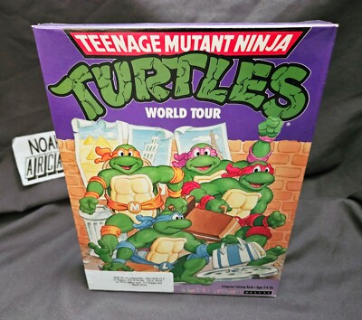 Teenage Mutant Ninja Turtles: World Tour SEALED PC Big Box Game 1990 TMNT IBM