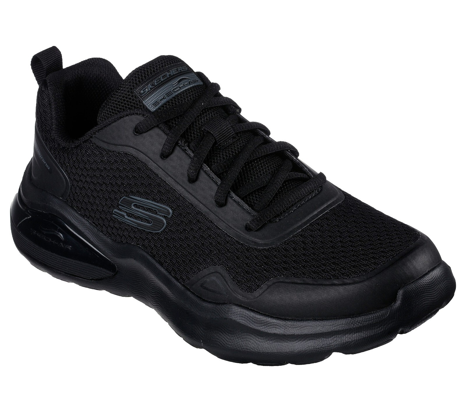 

Черные мужские кроссовки Skechers с эффектом памяти на воздушной подушке и сеткой Sport Comfort Casual 232562, Черный, Memory Foam