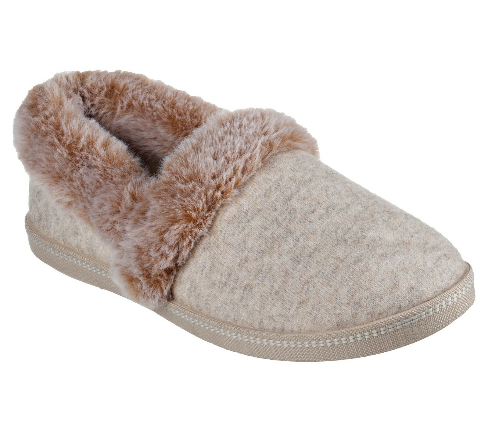 

Женские домашние тапочки Skechers COSY CAMPFIRE-WAKEY WAKEY 44362/TPE Taupe, Коричневый, 44362/TPE