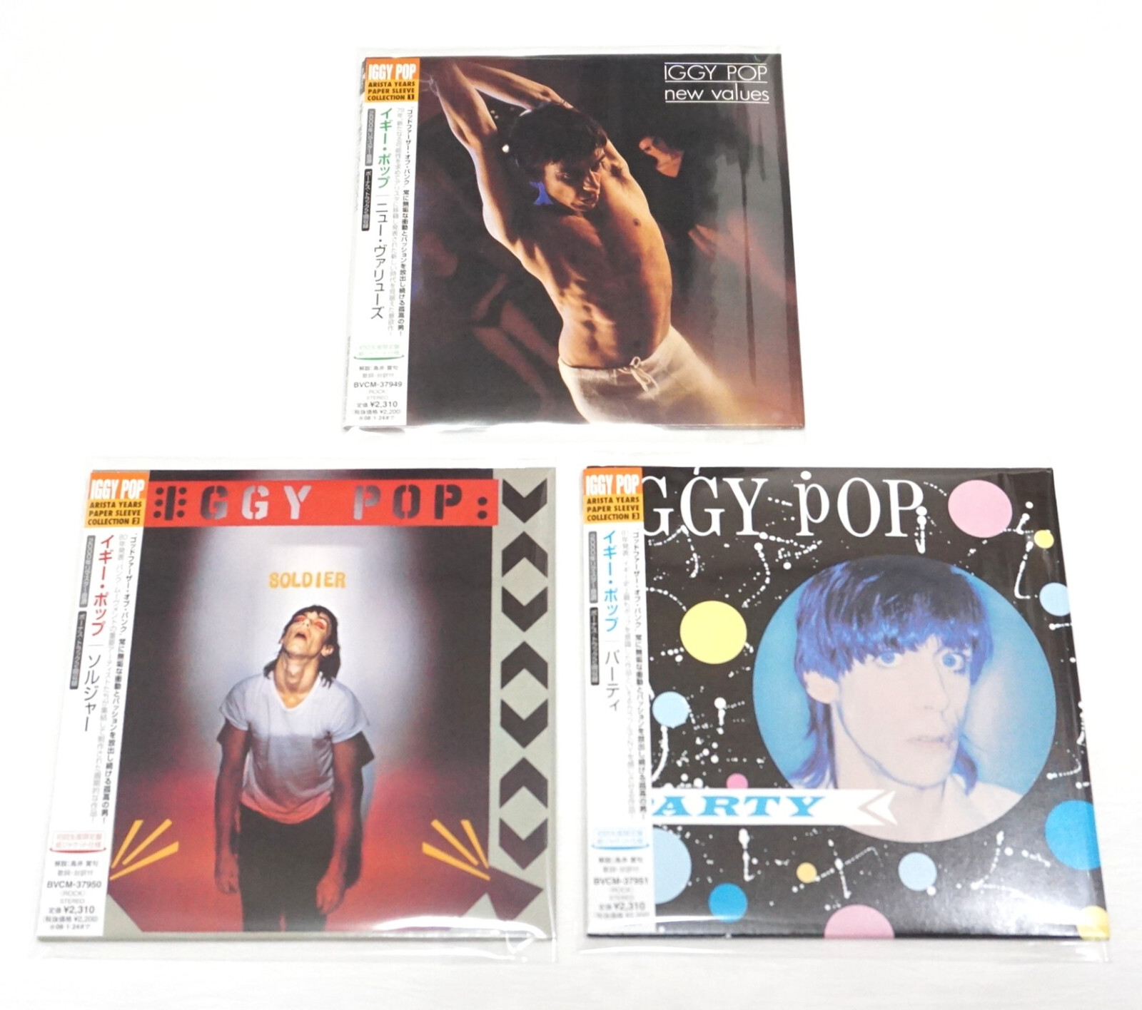 pop musicさま専用 Iggy Pop - Mini LP CD 3 Titles Set Replica Paper Sleeve Obi
