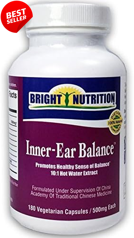 Inner-Ear Balance Supplement 180 Capsules Support Vertigo Clarity Health US
