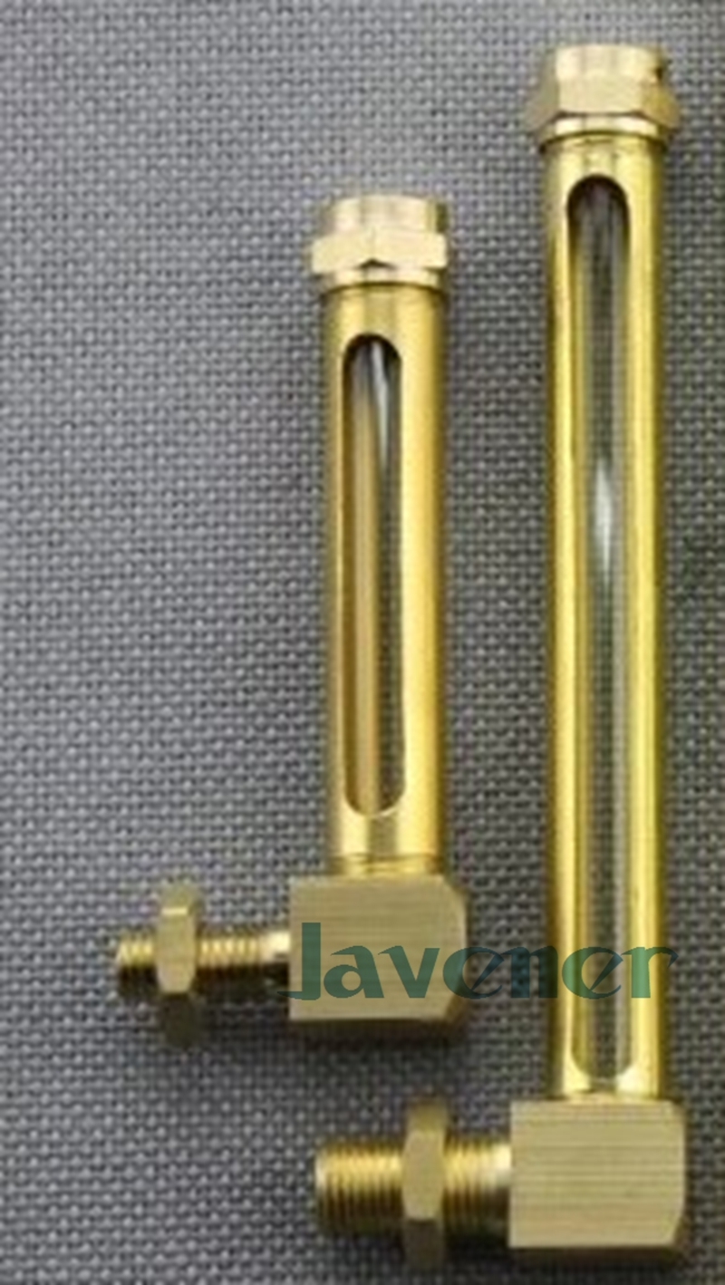 Multiple BSP Elbow Brass Oil Liquid Level Indicator Sight Glass For