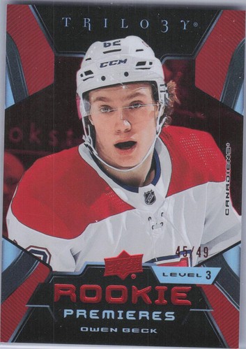 2023-24 Upper Deck Trilogy - Owen Beck #201