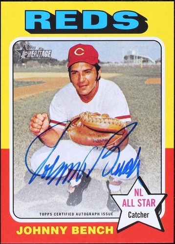 2024 Topps Heritage - Johnny Bench #75RO-JB