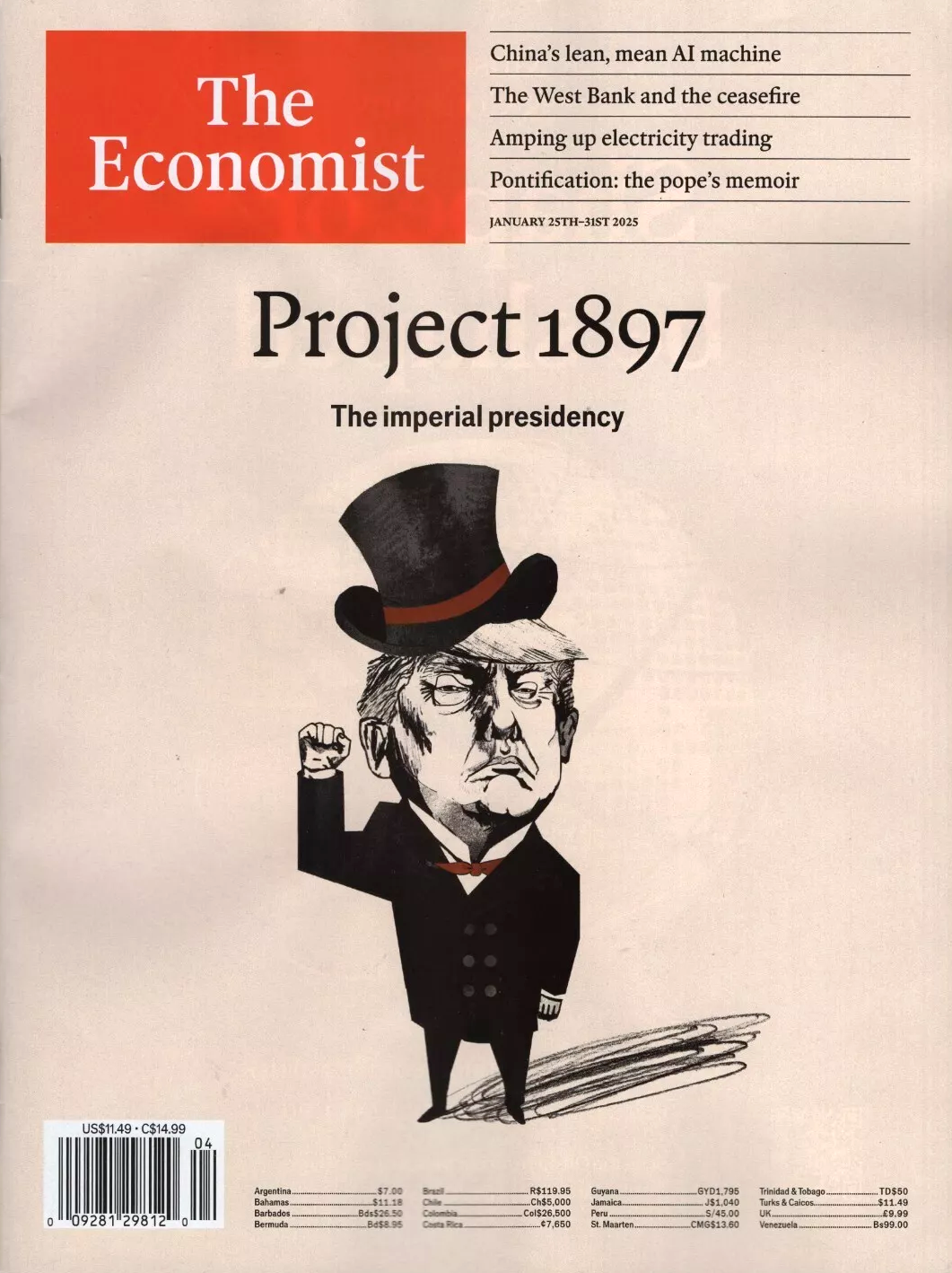 THE ECONOMIST MAGAZINE | JAN 25TH-31ST 2025 | TRUMP