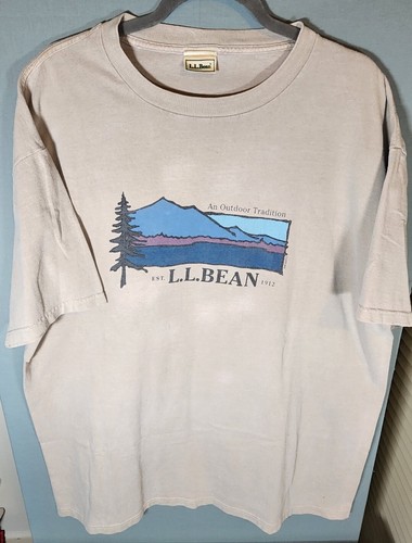 Vintage LL Bean An Outdoor Tradition ARTFORMS T-Shirt Size
