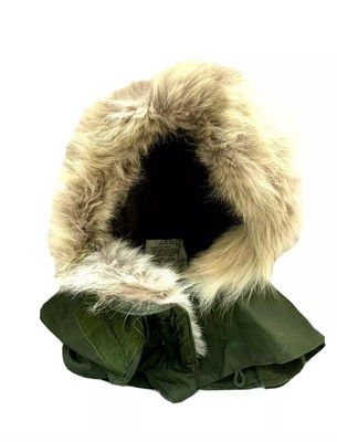 m65 fishtail parka hood ※deadstock USA M65 FISHTAIL PARKA HOOD Modified COYOTE Real FUR Upgrade