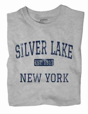 Silver Lake New York NY T-Shirt Otsego County EST