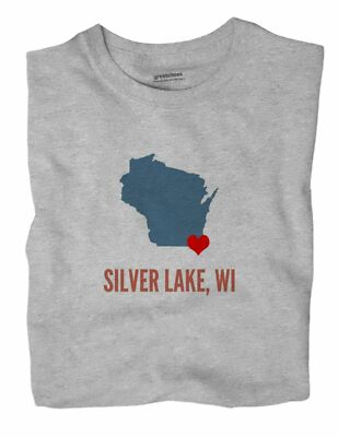 Silver Lake Wisconsin WI T-Shirt HEART