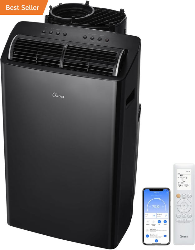 Duo 14,000 BTU (12,000 BTU SACC) High Efficiency Inverter Ultra Quiet Portable A