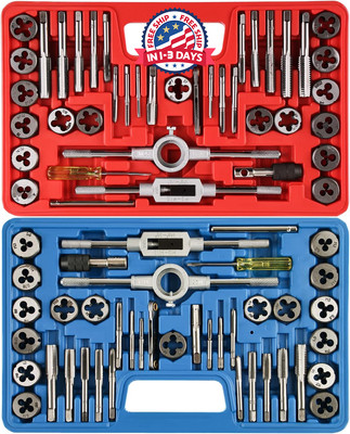 80 machos troqueles maestros Kit de herramientas de llaves de rosca M3 to M12
