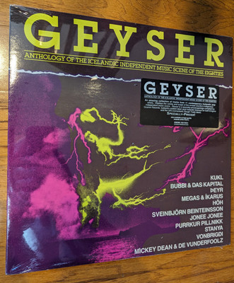 Sealed GEYSER Anthology Of Icelandic Music Scene LP vinyl- Kukl Björk Gramm 80's