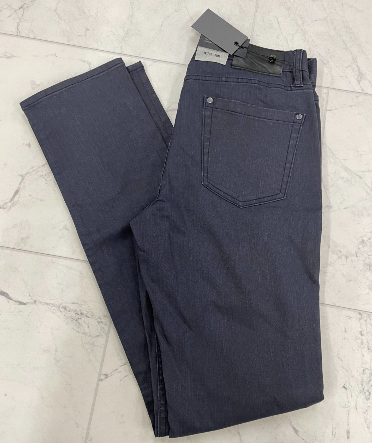 Pre-owned John Varvatos $328  Jv 702 -slim Fit Denim Jeans In Twilight Blue Size:30