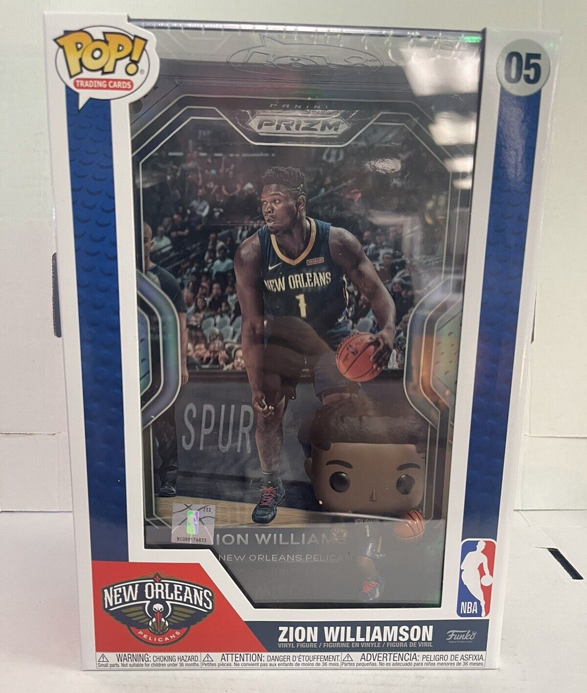 Funko Pop! Zion Williamson 2020-21 Panini Prizm NBA Trading