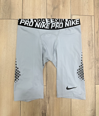 Nike Pro Mens Baseball Slider Sliding Shorts Grey CT2568 012 Size XL