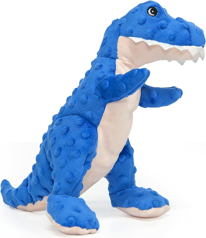 Dog Toys Dinosaur Dog Toy Blue Stuffed Animals Chew Toy Plush