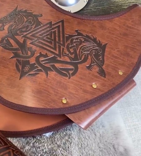 Brand New, Warrior Chest Armor w/ Viking Fenrir Brace, Warrior Set For Ren Faire