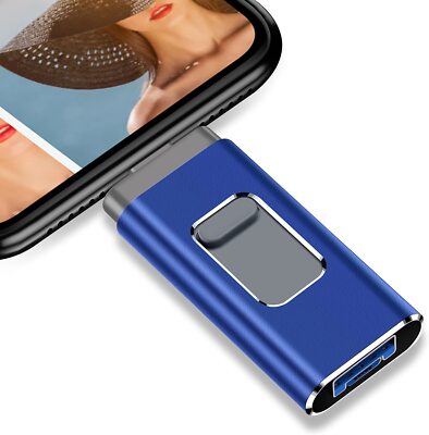 USB3.0 large capacity Flash Drive for iPhone iOS/Android OTG 3 in 1 Memory Stick