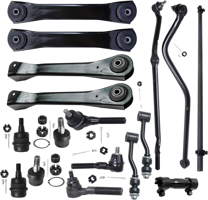 Lower Upper Front End Suspension Kit for 1991-1999 Jeep Cherokee Comanche