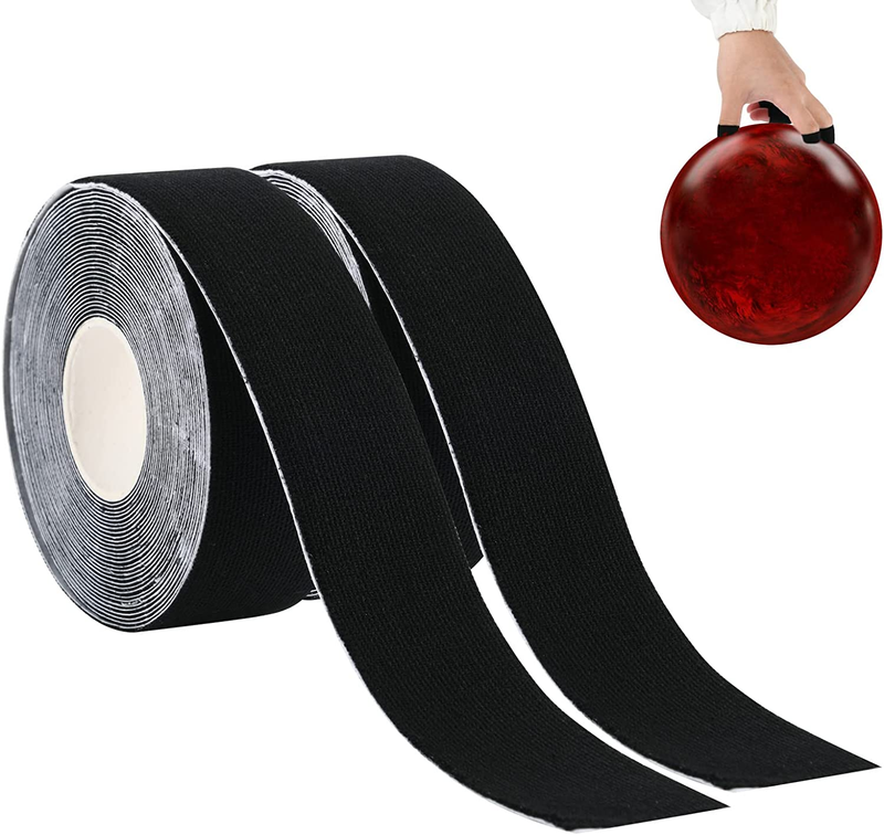 Set of 2 Rolls Bowling Finger Tape Thumb Tape Elastic Bowling Ball Thumb Tape Pr