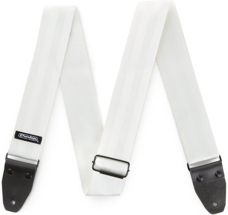 Deluxe Seatbelt White Guitar Strap (DST70-01WH)