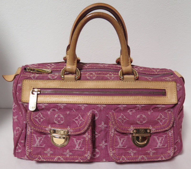 louis vuitton denim purse